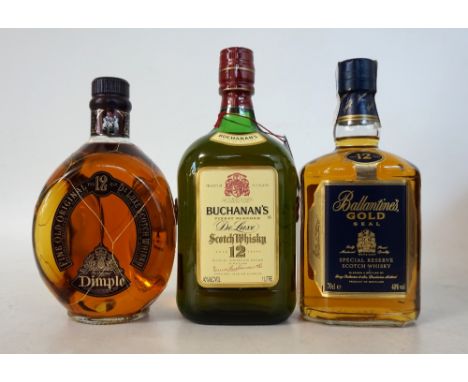 3 BLENDED SCOTCH
3 bottles.  Ballantine's Gold Seal Special Reserve 12 Year Old Blended Scotch Whisky.  70cl.  40% abv.  Bott