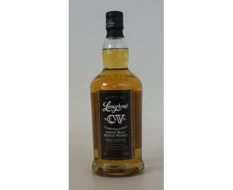 LONGROW CV
1 bottle.  Longrow CV.  Single Malt Scotch Whisky.  70cl.  46% abv.  OB.  A blend of ages from 6-14 years old and 