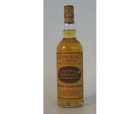 GLENMORANGIE - THE GRAND SLAM DRAM
1 bottle.  Glenmorangie - The Grand Slam Dram.  Single Malt Scotch Whisky.  OB.  75cl.  40