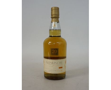 GLENKINCHIE 20 YEAR OLD LIMITED EDITION
1 bottle.  Glenkinchie 20 Year Old Single Malt Scotch Whisky.  OB.  70cl.  55.1% abv.