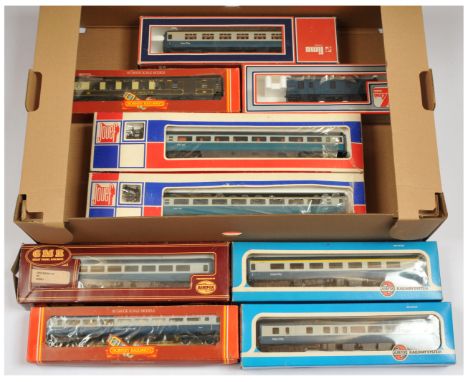 Jouef HO Gauge Lima OO Hornby (GB) Intercity assortment - to include AIRFIX 54201-8 1st Class open coach, 54200-5 2nd Class b