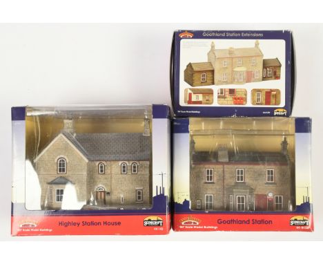 Bachmann group of 3x Buildings to include Ref. 44-012z . "Goathland Station" plus others (see photo). Conditions are Good to 
