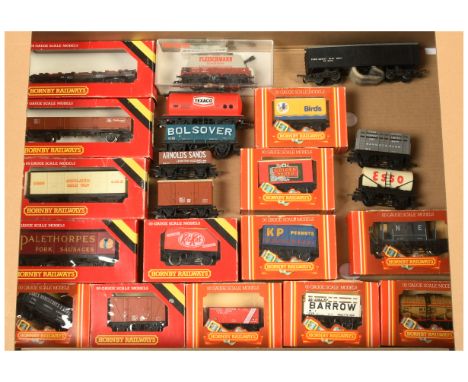Hornby (GB) OO Plus others - To include various Snack Brand vans including R.001 'KP Nuts', R.002 'Birds' closed van, plus ma