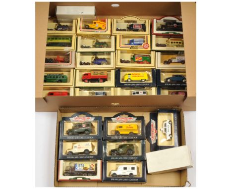 Lledo Days Gone promotional Vans - to include Auto-Trader, Lyons Ice Cream Bricks, Kodak and 1992 Toy Fair Model vans. Condit