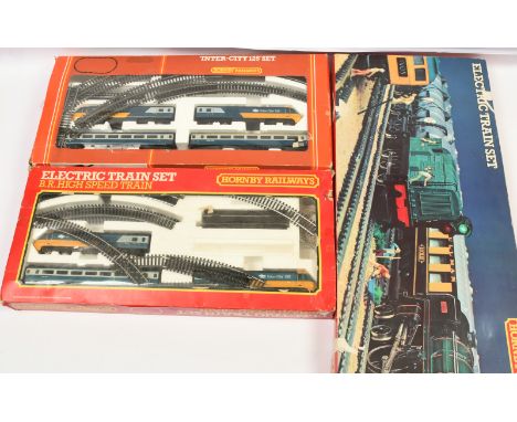 Hornby (GB) 3x Train Sets to include R824 - 9140 "Flying Scotsman",&nbsp; R.789 "B.R. High Speed Train" and R. 541 "Inter-Cit