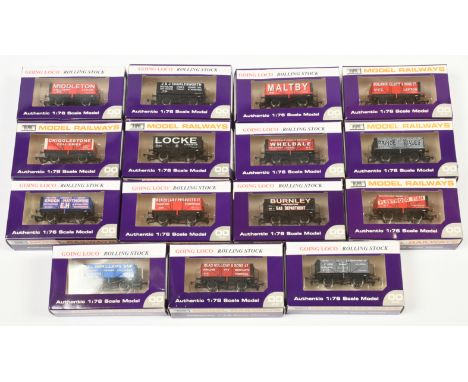 Dapol OO Gauge group of Going Loco Special Edition Wagons to include Ref. A002 7 Plank Wagon in "Enough Haythorne" Blue Liver