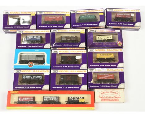 Hornby (China), Dapol &amp; Similar OO Gauge group of wagons to include Dapol Ref. B349 Gunpowder Van plus others (see photo)
