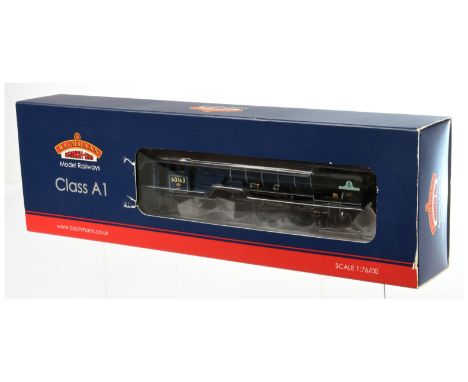Bachmann Branchline OO 32-550C A1 Class No. 60163 "Tornado" in BR blue. Conditions: Excellent Plus to Near Mint in Good Plus 