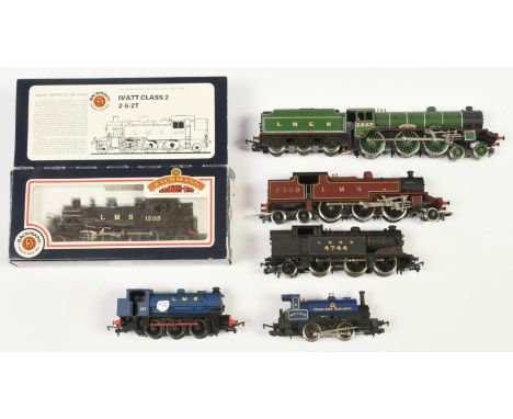 Hornby (GB), Bachmann and Similar group of boxed and unboxed OO Gauge Steam Locomotives to include Bachmann Ref: 31-451 LMS B