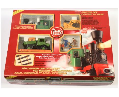 LGB G Scale Ref. 78402 Starter Train Set including Figures. Condition is Good to Excellent (unchecked for completeness please