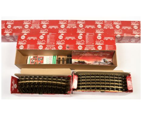 LGB Gauge Scale mixed group of boxed Sectional Track to include Ref. 11000 Radius 1 Curved track plus others (see photo). Con
