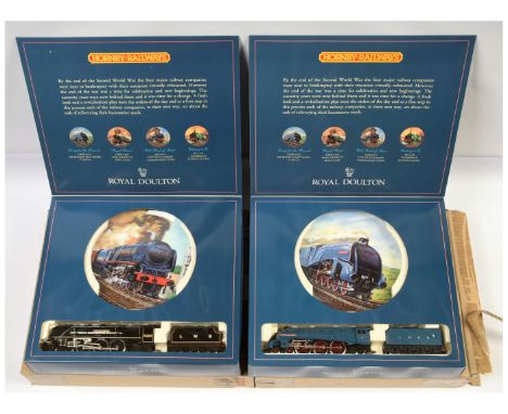 Hornby (GB) pair of Limited Edition Locomotives comprising of R.459 LMS Black 4-6-2 Coronation Class No. 6253 "City of St. Al