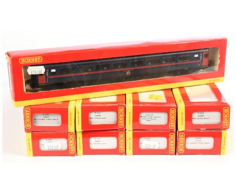 Hornby (China) OO GNER Coaches - 5x R4323 Mk3 Tourist Open Coaches, R4324 Mk3 Buffet Car, 2x R4322 Mk3 1st Class and R4315A M
