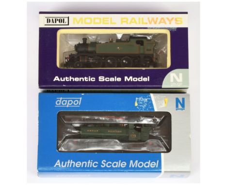Dapol N Gauge Locomotives - to include ND-105 45xx Slope tank BR Late crest 5532 &amp; ND204B Pannier tank 6737 in GWR Green 