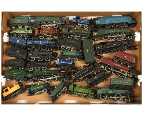 Hornby (GB), Bachmann and Similar mixed group of&nbsp; Steam Locomotives plus one Diesel Locomotive (see photo). Conditions a