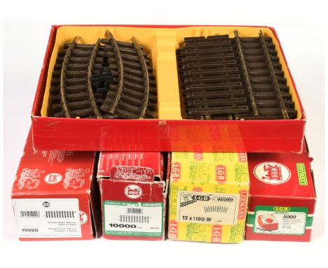 LGB G Scale Sectional Track Packs and transformer to include Ref. 5000 transformer plus others (see photo). Conditions are Go