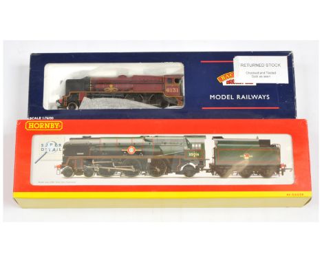 Hornby (China) &amp; Bachmann Branchline Locomotives - R2310 BR Merchant Navy Class 'Elders Fyffes', please note that one sid