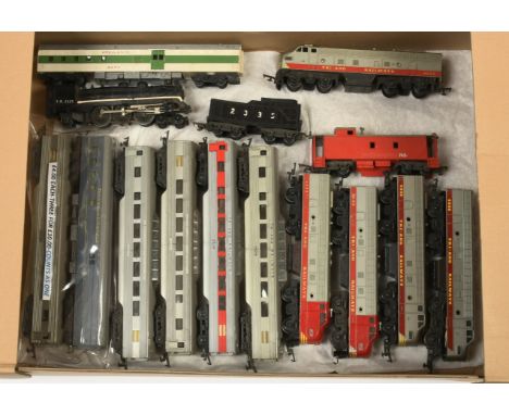 Tri-ang mixed group of Locomotives, Coaches and Wagons. To include Ref R.54 4-6-2 Transcontinential Steam Locomotive plus oth
