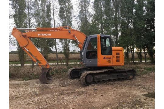 Hitachi Z Axis 135us 13 5t Zero Tail Swing Excavator 4930