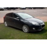 2013 FORD FOCUS ZETEC TURBO ECOBOOST - BLACK, 1.0L PETROL, 139K MILES >>--NO VAT ON HAMMER--<<