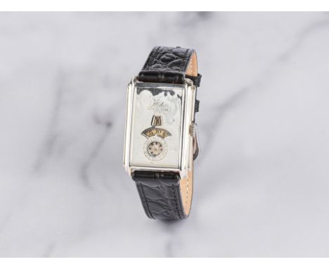 Mido. Rare montre bracelet en argent (800) mouvement mécaniqueMido. A rare silver manual wind wristwatch Date: Circa 1940Move