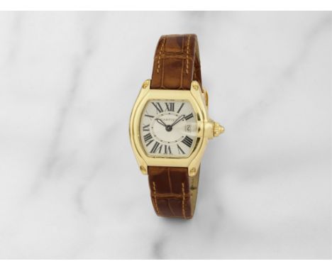 Cartier. Montre bracelet en or jaune 18K (750) avec date mouvement quartzCartier. An 18K gold quartz calendar wristwatch Mode