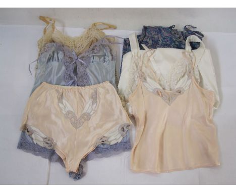 Quantity of vintage and later lingerie (1 box)Condition ReportApprox 16 items, unable to confirm how many are vintage; all ap