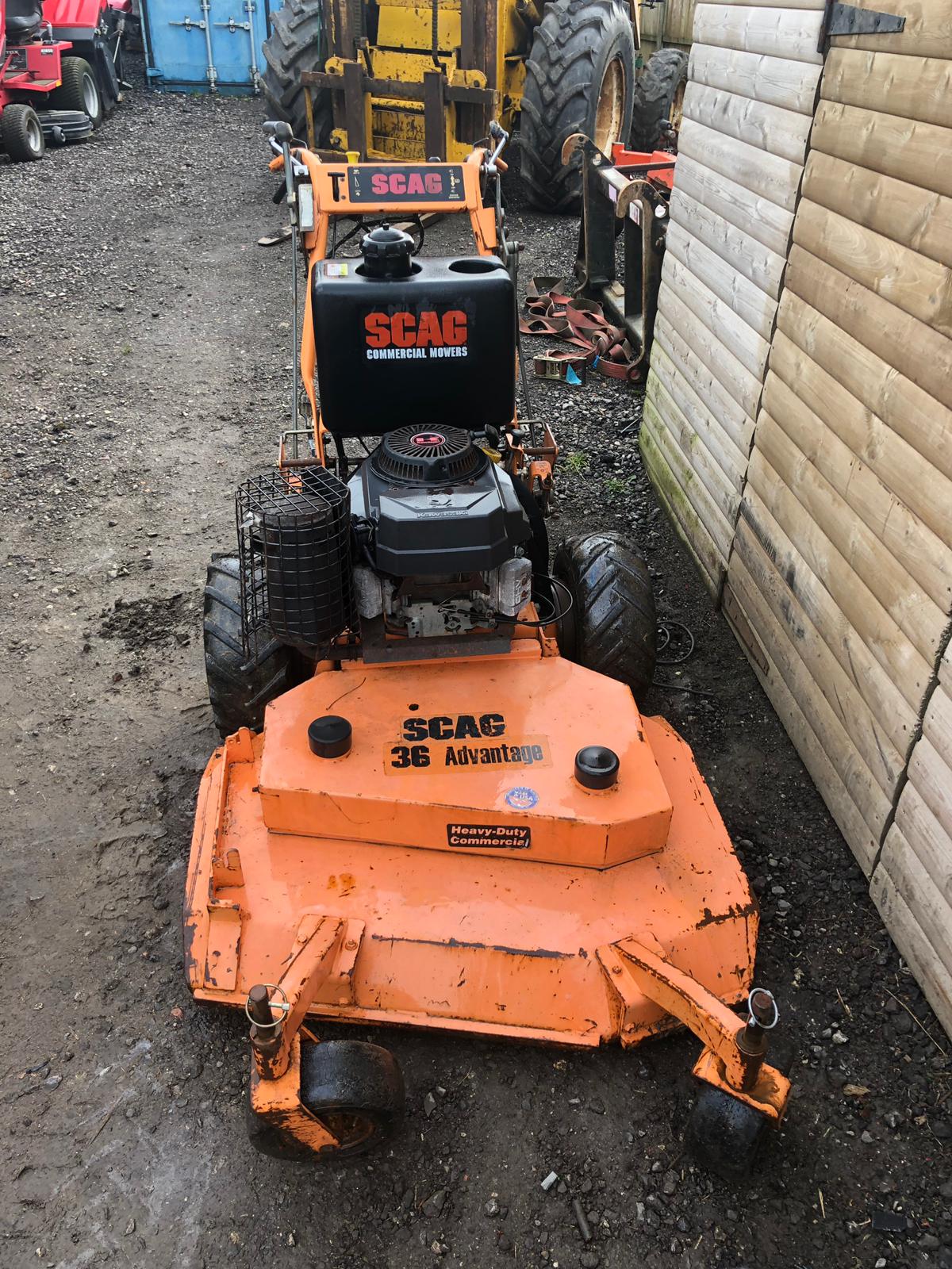 DA SCAG 36 INCH WALK BEHIND MOWER, RUNS WORKS AND CUTS *NO VAT