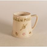 A William Moorcroft commemorative mug, coronation of King George V and Queen Mary