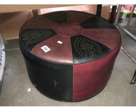 A large pouffe