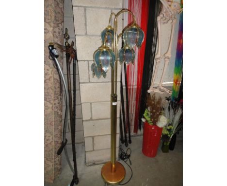 A 5 tier dropped standard lamp