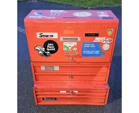 Snap-on, a three tier tool cabinet, 65 x 38 x 72cm 