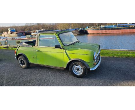 1980 Mini Monza HL, 998cc. Car Registration number LBW 533W. VIN number XL2S1N10744937. Engine number 446462.Sold with the V5