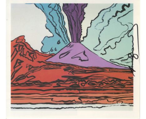 Artist: Andy Warhol (American, 1928 - 1987). Title: "Vesuvius #10". Medium: Color offset lithograph. Date: Composed 1985. Dim