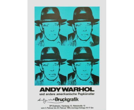 Artist: Andy Warhol (American, 1928 - 1987). Title: "Joseph Beuys". Medium: Color offset lithograph. Date: Printed 1983. Dime