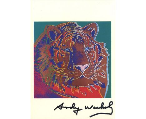 Artist: Andy Warhol (American, 1928 - 1987). Title: "Siberian Tiger [announcement]". Medium: Color offset lithograph. Date: C