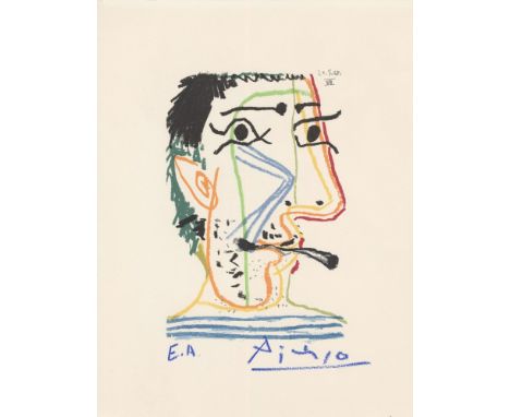 Artist: Pablo Picasso [d'apres] (Spanish, 1881 - 1973). Title: "May 20, 1964 #06 [from the suite 'Le Gout du Bonheur,' image 