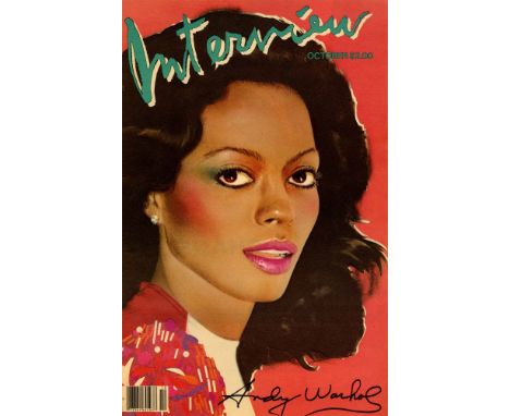 Artist: Andy Warhol (American, 1928 - 1987). Title: "Diana Ross [magazine cover]". Medium: Original color offset lithograph. 