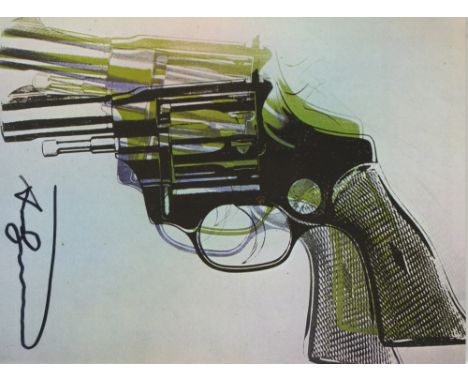 Artist: Andy Warhol (American, 1928 - 1987). Title: "Guns #07". Medium: Color offset lithograph. Date: Printed 1982. Dimensio