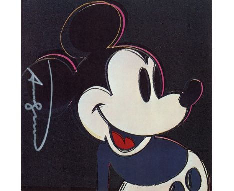 Artist: Andy Warhol (American, 1928 - 1987). Title: "Mickey Mouse [announcement]". Medium: Color offset lithograph. Date: Com