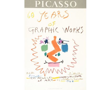 Artist: Pablo Picasso (Spanish, 1881 - 1973). Title: "Picasso: 60 Years of Graphic Works [Los Angeles County Museum of Art]".