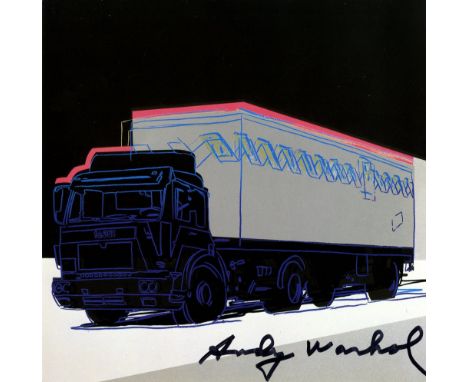 Artist: Andy Warhol (American, 1928 - 1987). Title: "Truck #4 [announcement card]". Medium: Color offset lithograph. Date: Co