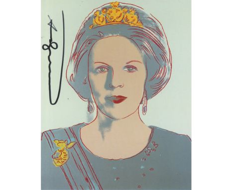 Artist: Andy Warhol (American, 1928 - 1987). Title: "Queen Beatrix (#2)". Medium: Color offset lithograph. Date: Composed 198