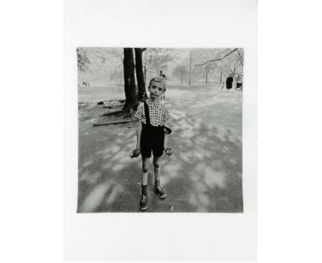 Artist: Diane Arbus (American, 1923-1971). Title: "Child with a Toy Hand Grenade in Central Park, New York [large format]". M