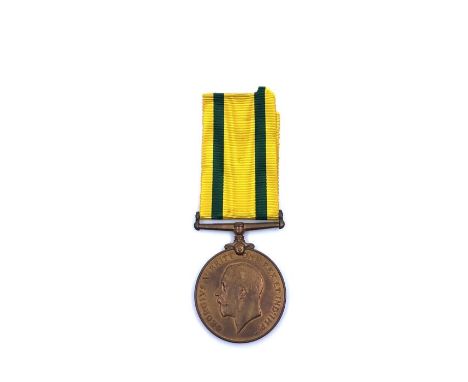 A Territorial Force War Medal 1914-1919, awarded to PTE. E. Bowles, 1605, Royal Army Medical Corps