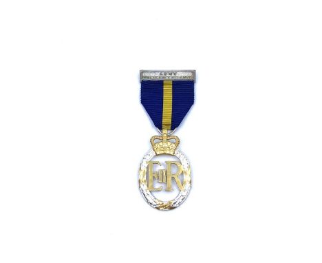 An Army Efficiency Reserve Decoration Medal, unnamed as issued, dated 1966 on the reverse