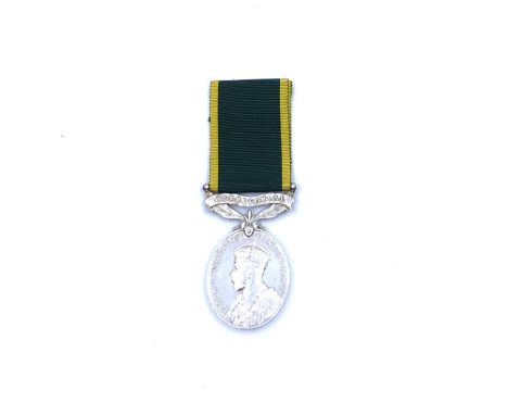 A George V Efficiency Medal with Territorial Bar, awarded to Sjt. J.I. Sherwood, 3304889, 5th Highland Light Infantry&nbsp;