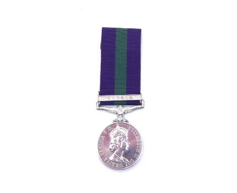 An Elizabeth II General Service Medal 1918-1962 with Cyprus clasp, awarded to Pte. J. Maxwell, S/23195674, Royal Army Service