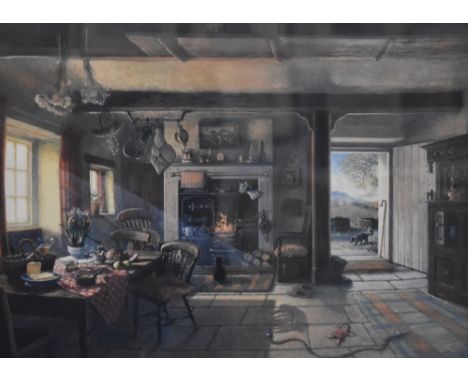After Stephen J Darbishire (British b.1940) limited edition colour print 'Ploughman's Lunch' signed and numbered 77/850 in pe