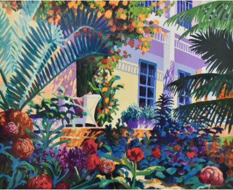 Julian Askins (British b.1961) limited edition colour print 'Evening Shadows', signed lower right, print number 240/350, in a